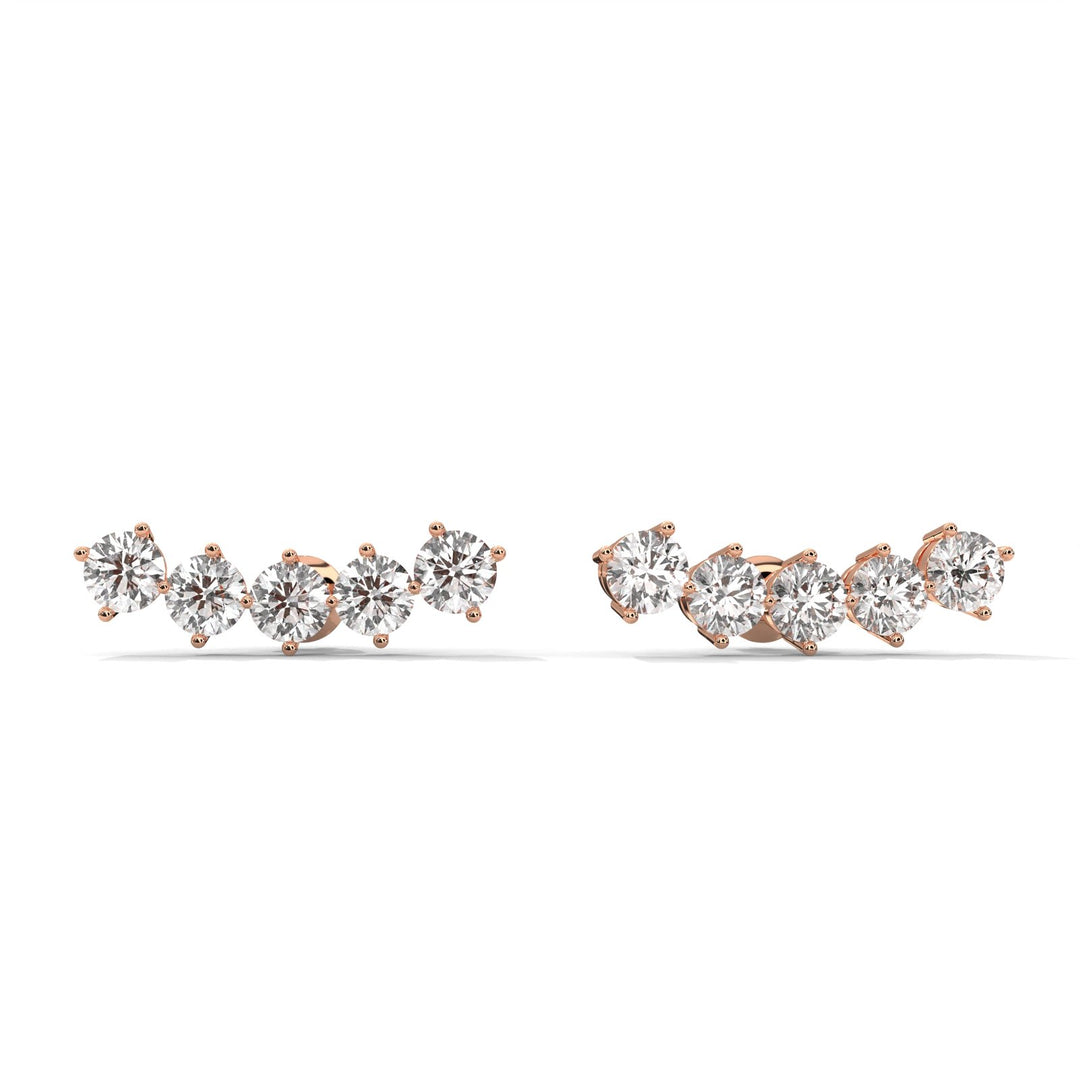 Ear-climbers Diamond earrings