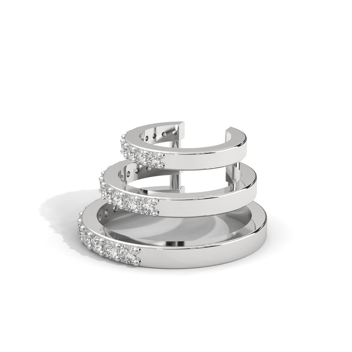 Diamonds Fencing Ear Cuffs
