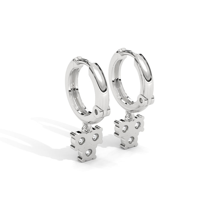 Diamond Huggie Hoop earrings