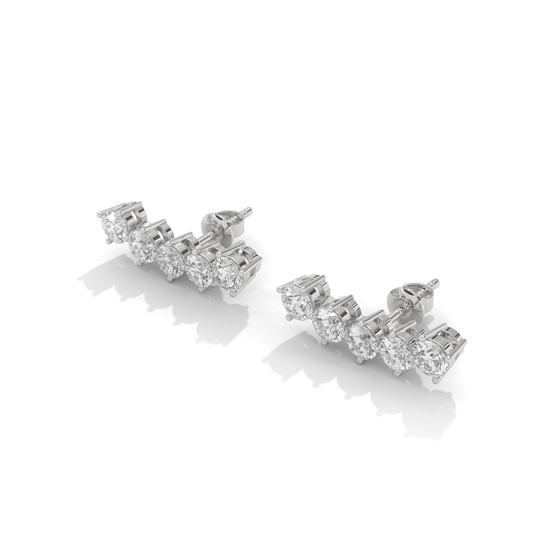 Ear-climbers Diamond earrings